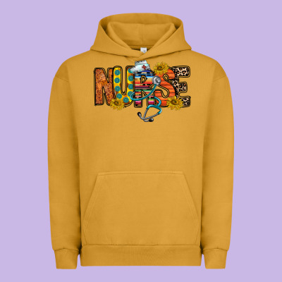 Nurse Western Urban Hoodie Designed By Racoondesign