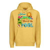 Antique Gold adios school i ll be at the pool Premium Hoodie - HRA Design Shop