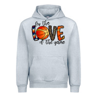 Heather Grey for the love of the game basketball Urban Hoodie - CowhideDigitalArt