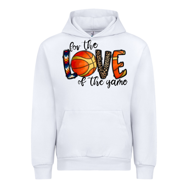 For The Love Of The Game Basketball Urban Hoodie by CowhideDigitalArt | Teevron