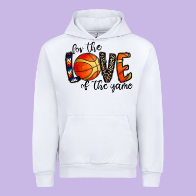 For The Love Of The Game Basketball Urban Hoodie Designed By Cowhidedigitalart