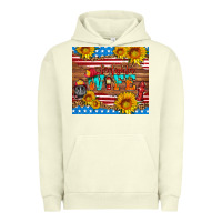 Pigment Pistachio american flag firefighter wife Urban Hoodie - HRA Design Shop