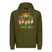 Army Green see you later educators Premium Hoodie - HRA Design Shop