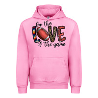 Fuchsia Pink for the love of the game football Urban Hoodie - CowhideDigitalArt