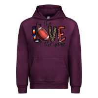 Mauve Wine for the love of the game football Urban Hoodie - CowhideDigitalArt