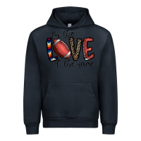 Navy for the love of the game football Urban Hoodie - CowhideDigitalArt