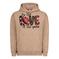 Pigment Burro for the love of the game football Urban Hoodie - CowhideDigitalArt
