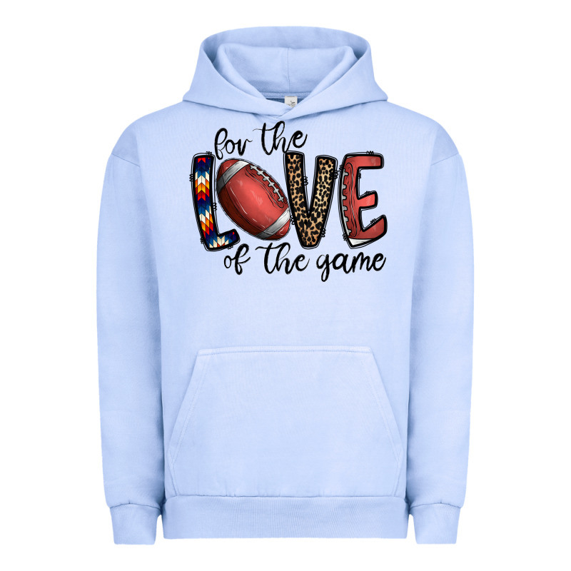 For The Love Of The Game Football Urban Hoodie by CowhideDigitalArt | Teevron