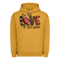 Pigment Peanut Butter for the love of the game football Urban Hoodie - CowhideDigitalArt
