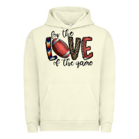 Pigment Pistachio for the love of the game football Urban Hoodie - CowhideDigitalArt