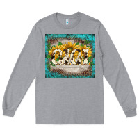 Heather Grey western mother's day gıgı tumbler Long Sleeve Tee - BarkalooDesign