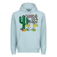 Blue Mist cinco de mayo cactus Premium Hoodie - CowhideDigitalArt