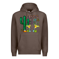 Coffee cinco de mayo cactus Premium Hoodie - CowhideDigitalArt