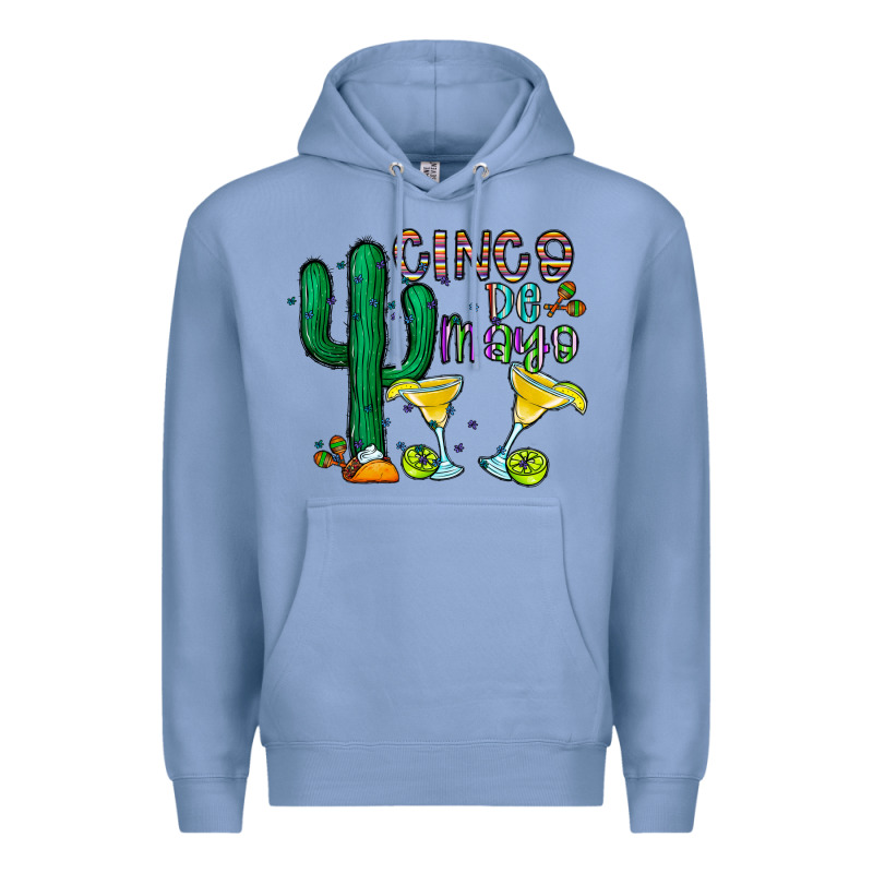 Cinco De Mayo Cactus Premium Hoodie by CowhideDigitalArt | Teevron