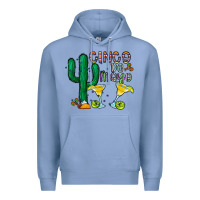 Colony Blue cinco de mayo cactus Premium Hoodie - CowhideDigitalArt