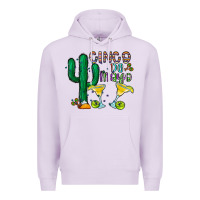 Lilac cinco de mayo cactus Premium Hoodie - CowhideDigitalArt