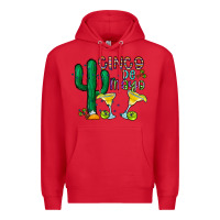 Red cinco de mayo cactus Premium Hoodie - CowhideDigitalArt