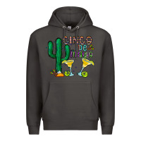 Smoke cinco de mayo cactus Premium Hoodie - CowhideDigitalArt