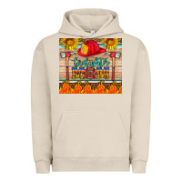 Pigment French Oak firefighter mom Urban Hoodie - HRA Design Shop