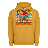 Pigment Peanut Butter firefighter mom Urban Hoodie - HRA Design Shop