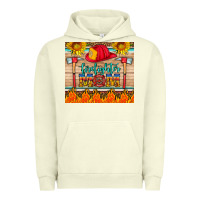 Pigment Pistachio firefighter mom Urban Hoodie - HRA Design Shop