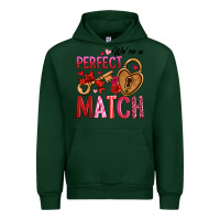 Forest Green we're a perfect match Urban Hoodie - OliviaCreatesArt
