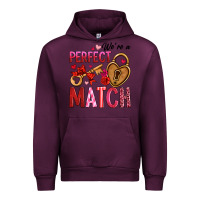 Mauve Wine we're a perfect match Urban Hoodie - OliviaCreatesArt