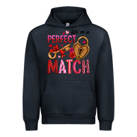 Navy we're a perfect match Urban Hoodie - OliviaCreatesArt