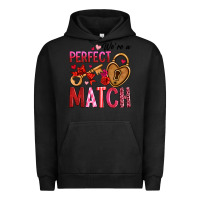 Pigment Black we're a perfect match Urban Hoodie - OliviaCreatesArt