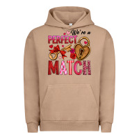 Pigment Burro we're a perfect match Urban Hoodie - OliviaCreatesArt