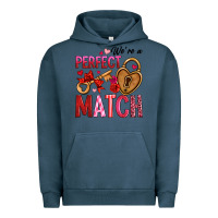 Pigment Midnight Navy we're a perfect match Urban Hoodie - OliviaCreatesArt