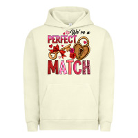 We're A Perfect Match Urban Hoodie | Teevron