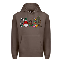 Coffee fiesta Premium Hoodie - CowhideDigitalArt