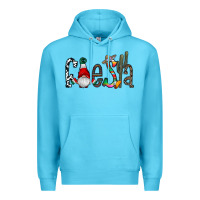 Ocean Blue fiesta Premium Hoodie - CowhideDigitalArt