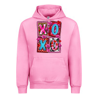Fuchsia Pink xoxo with roses and candies olivia Urban Hoodie - OliviaCreatesArt