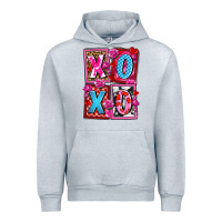 Heather Grey xoxo with roses and candies olivia Urban Hoodie - OliviaCreatesArt