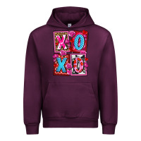 Mauve Wine xoxo with roses and candies olivia Urban Hoodie - OliviaCreatesArt