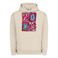 Pigment French Oak xoxo with roses and candies olivia Urban Hoodie - OliviaCreatesArt