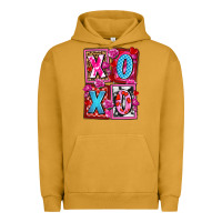 Pigment Peanut Butter xoxo with roses and candies olivia Urban Hoodie - OliviaCreatesArt