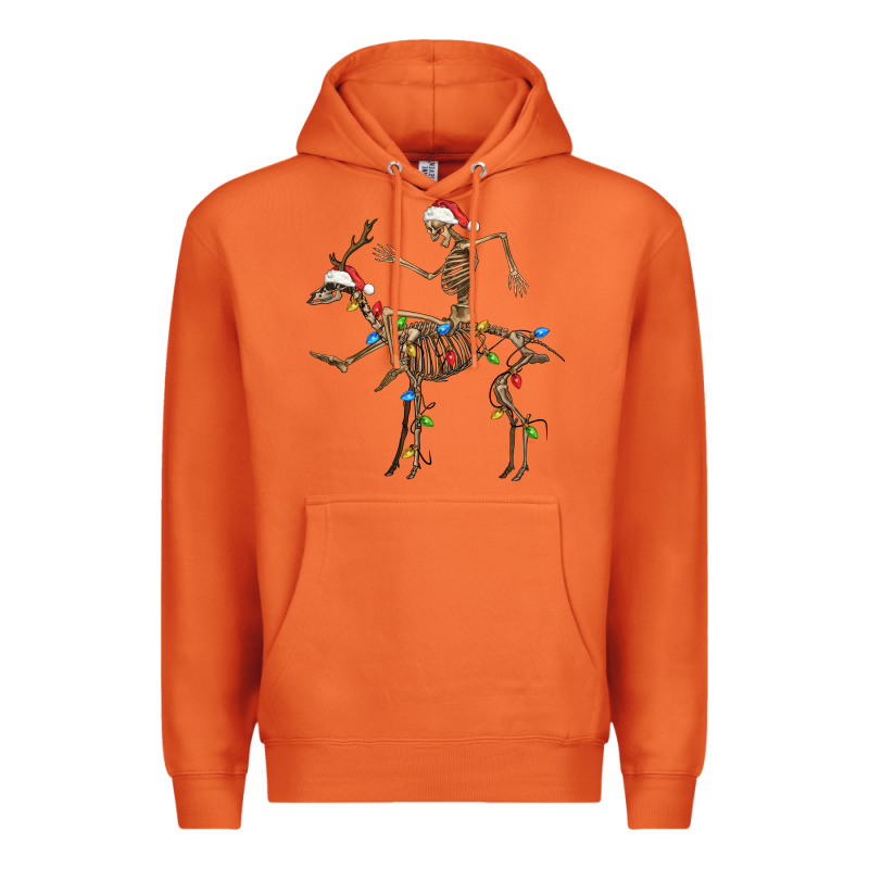 Skeleton Deer Santa Premium Hoodie by FaDigitalArtStudio | Teevron