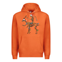 Carrot skeleton deer santa Premium Hoodie - FaDigitalArtStudio