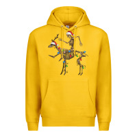 Lemon skeleton deer santa Premium Hoodie - FaDigitalArtStudio