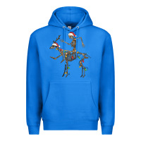 True Royal skeleton deer santa Premium Hoodie - FaDigitalArtStudio