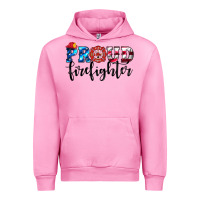 Fuchsia Pink proud firefighter Urban Hoodie - HRA Design Shop