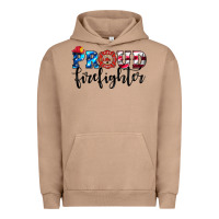 Pigment Burro proud firefighter Urban Hoodie - HRA Design Shop