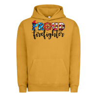Pigment Peanut Butter proud firefighter Urban Hoodie - HRA Design Shop