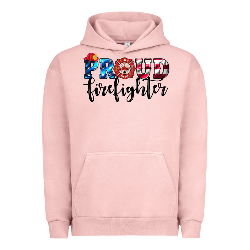 Proud Firefighter Urban Hoodie by HRA Design Shop | Teevron