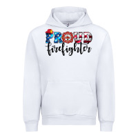White proud firefighter Urban Hoodie - HRA Design Shop