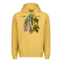 Antique Gold skeleton chest christmas Premium Hoodie - FaDigitalArtStudio