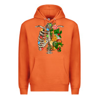 Carrot skeleton chest christmas Premium Hoodie - FaDigitalArtStudio